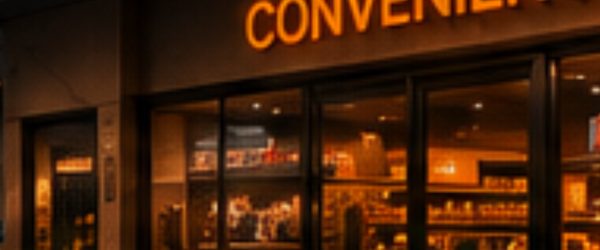 Loja de conveniência projetada pela Projeto Posto