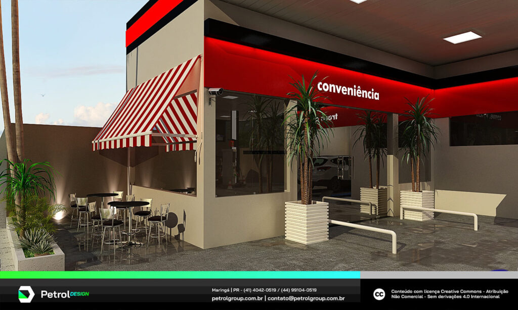 Design posto de combustível Taquaruçu