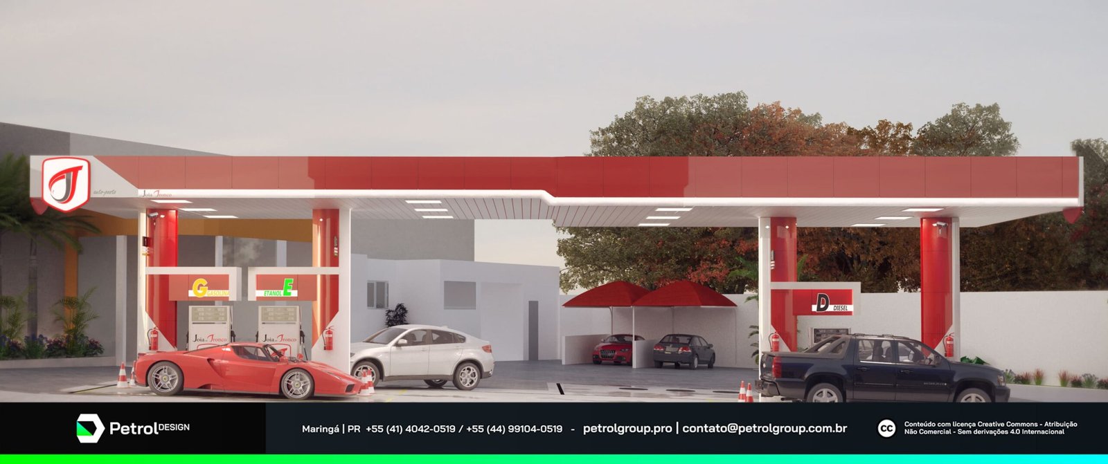 Identidade visual Auto Posto Joia do Tronco I