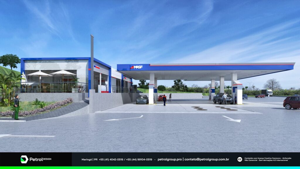 Imagem posto de gasolina MASF