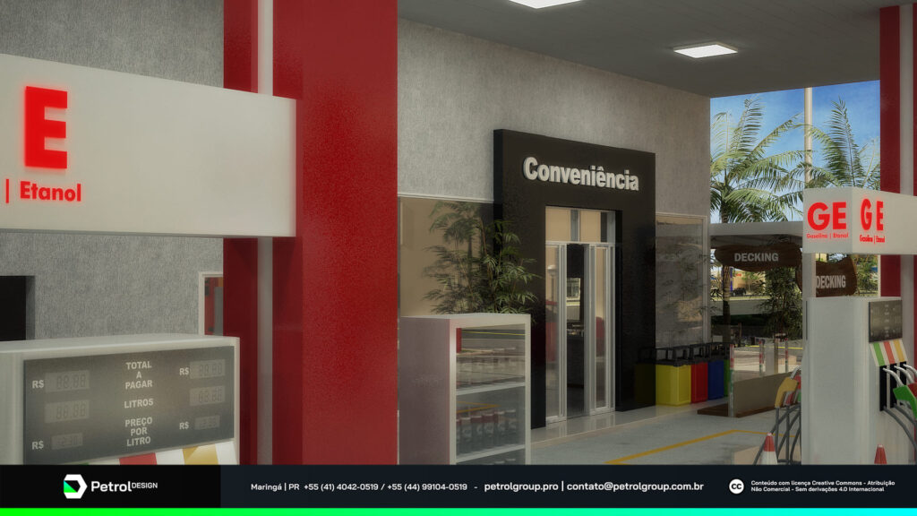 Identidade visual Posto Ferrari