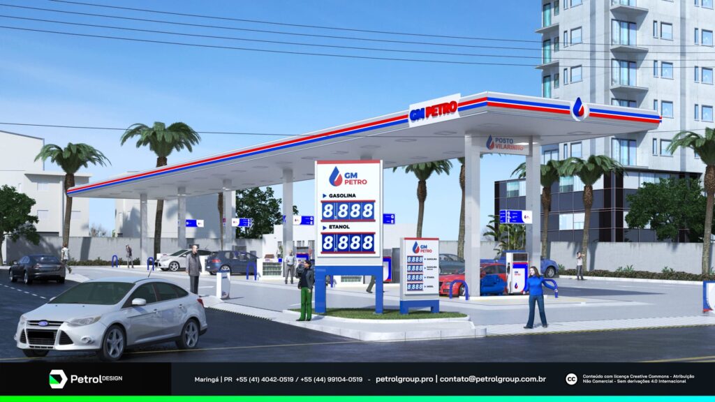 Comunicação visual posto de gasolina Vilarinho