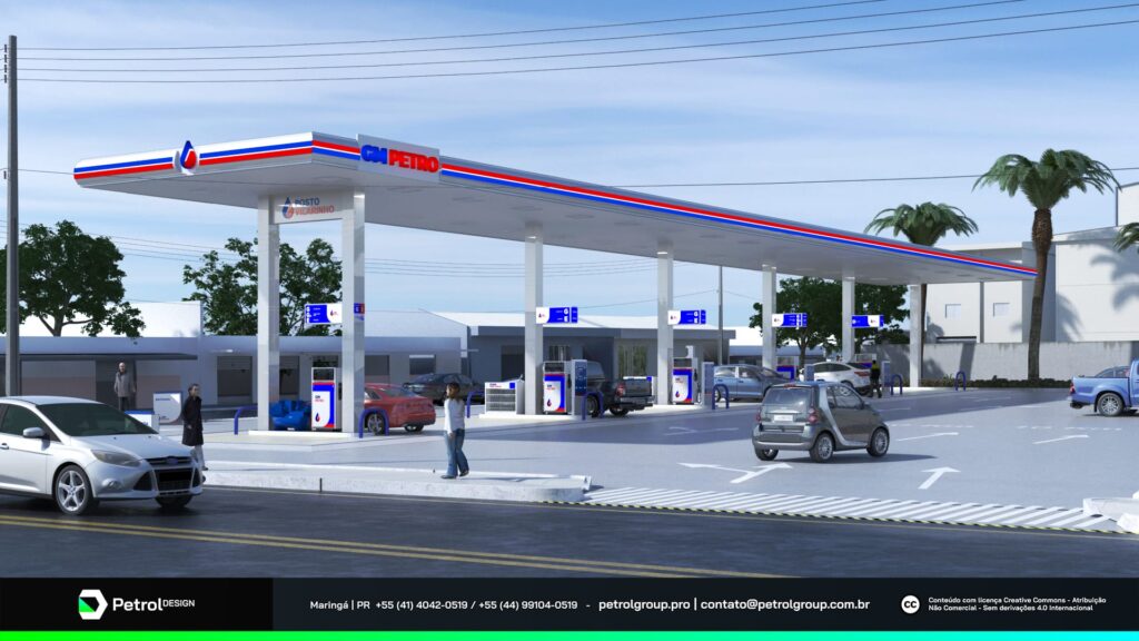 Comunicação visual posto de gasolina Vilarinho