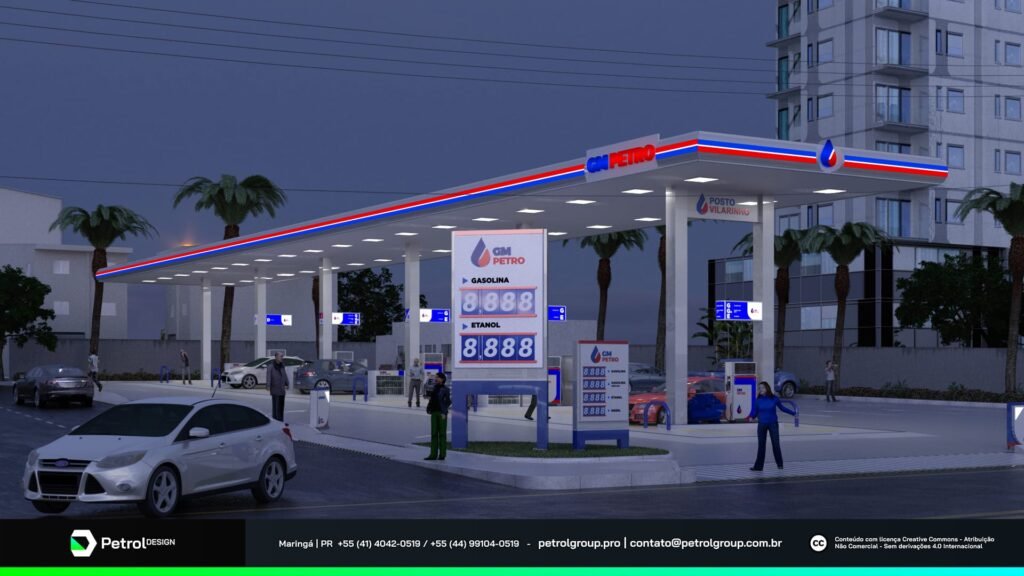 Comunicação visual posto de gasolina Vilarinho — Identidade Visual